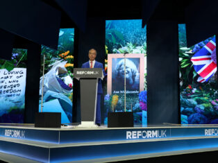 Reform conference: scandal rains on Farage's parade
