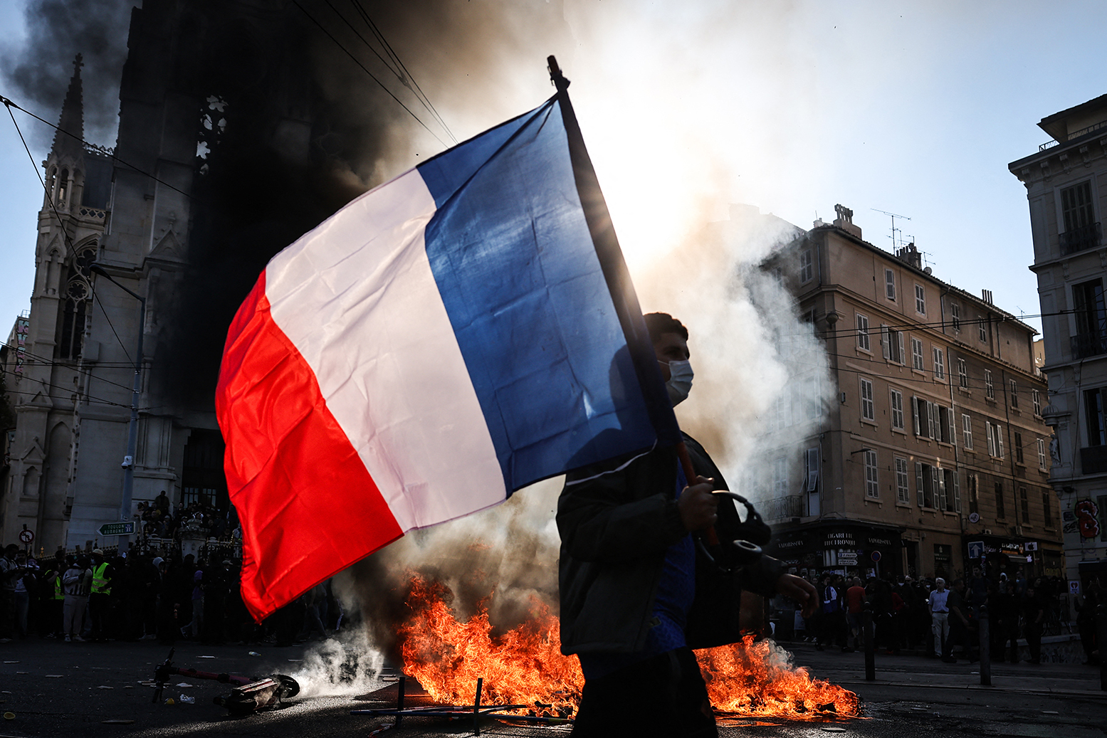 French police are revelling in the chaos of these protests